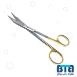 قیچی گلد من فاکس طلایی 12cm