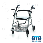 رولیتر تاشو زیکلاس مد آلومینیومی | همراه جای پا و دسته تکیه گاه