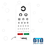 سی چارت بینایی سنجی پیکسلی(حرفه ای)