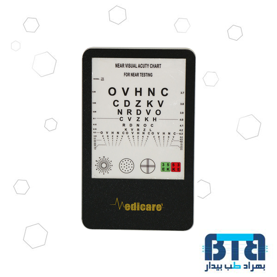 نزدیک بینی چارت بینایی سنجی نزدیک بینی مدیکر - Image 1