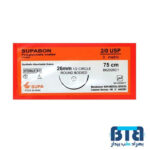 نخ و سوزن سوپابن (پلی گلایکولیک اسید) با سوزن های راند و کاتینگ سوپا