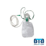 ماسک و لوله رابط اکسیژن بزرگسال با کیسه رزرو