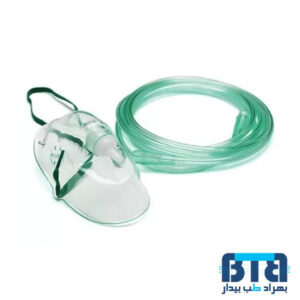ماسک و لوله رابط اکسیژن بزرگسال