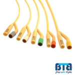 کاتتر فولی دو راه لاتکسی با شیر لاستیکی